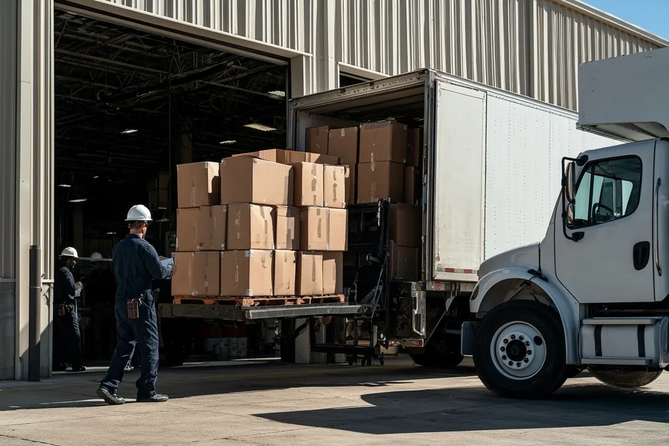 Door-to-door coordination operations coordinated for an international shipment