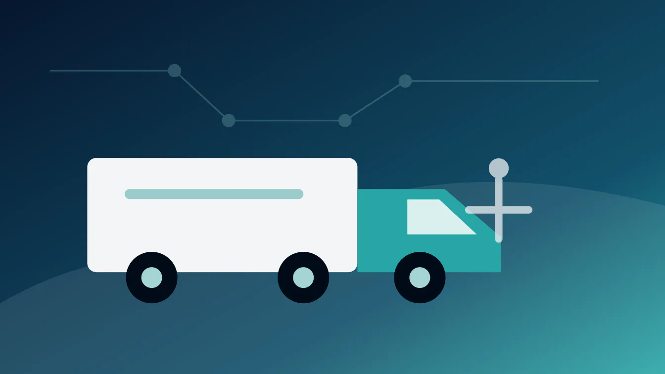 Road freight coordination operations coordinated for an international shipment